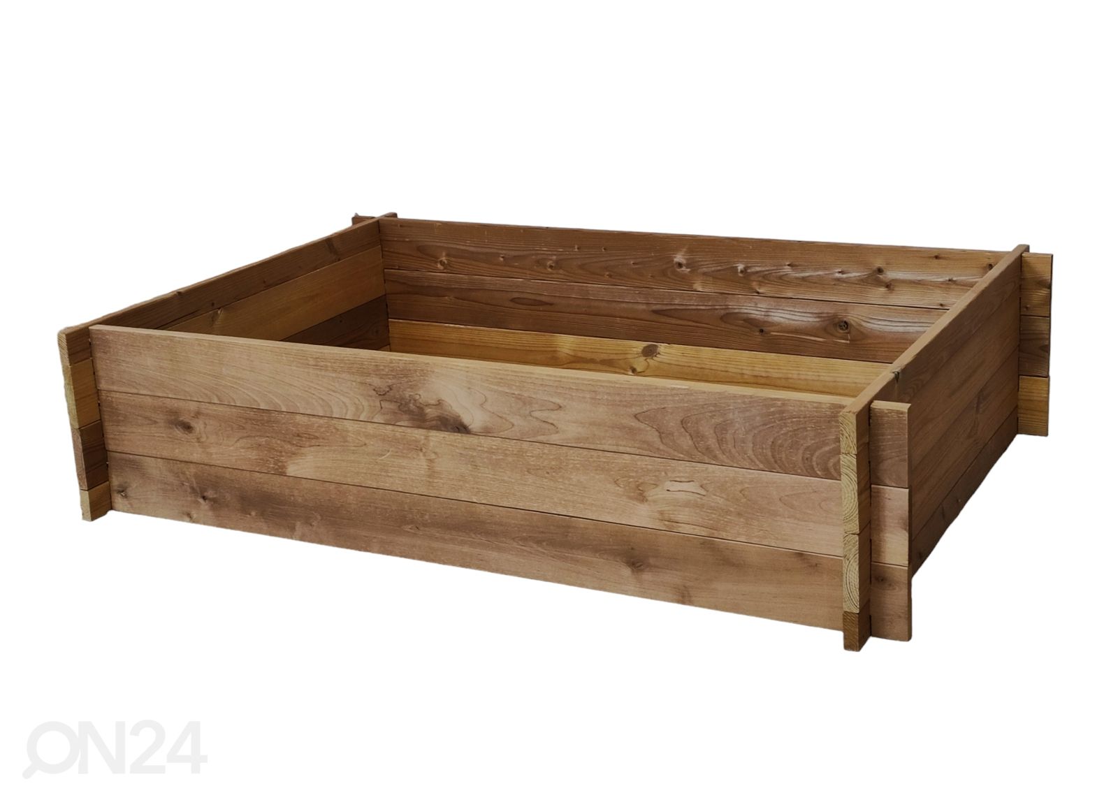 Ящик для грядки 80x120 cm, термальная древесина увеличить
