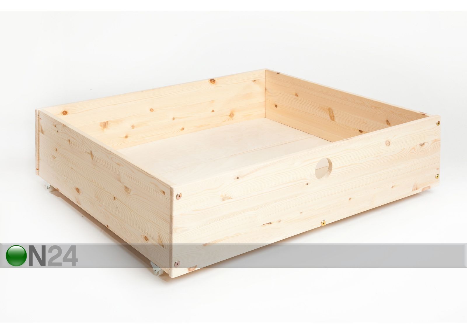 Ящик кроватный Kiku, без обработки увеличить