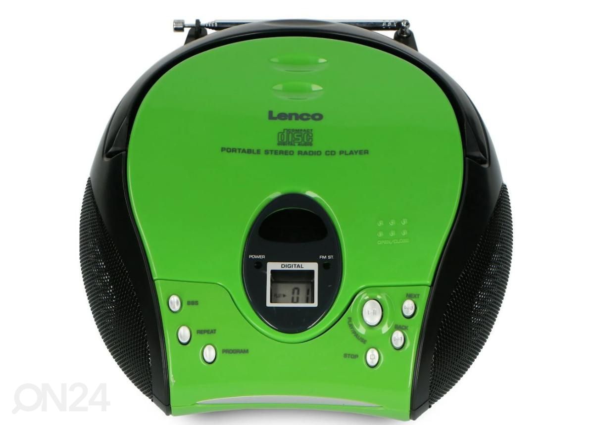 CD-радио Lenco, зеленый/черный увеличить