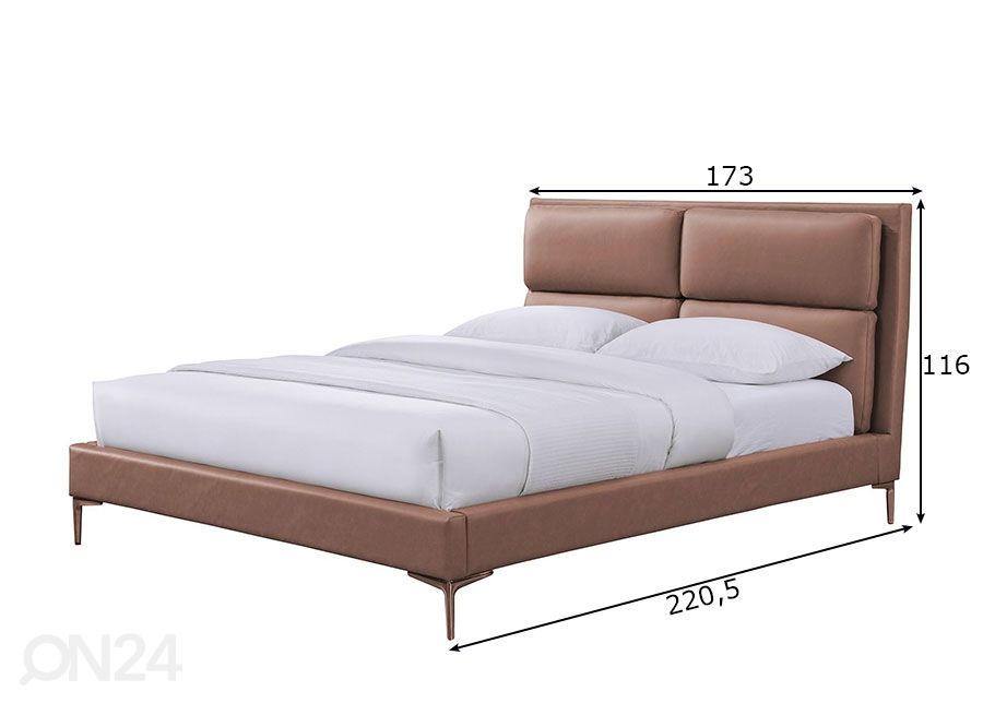 Kровать Lena 160x200 см увеличить размеры