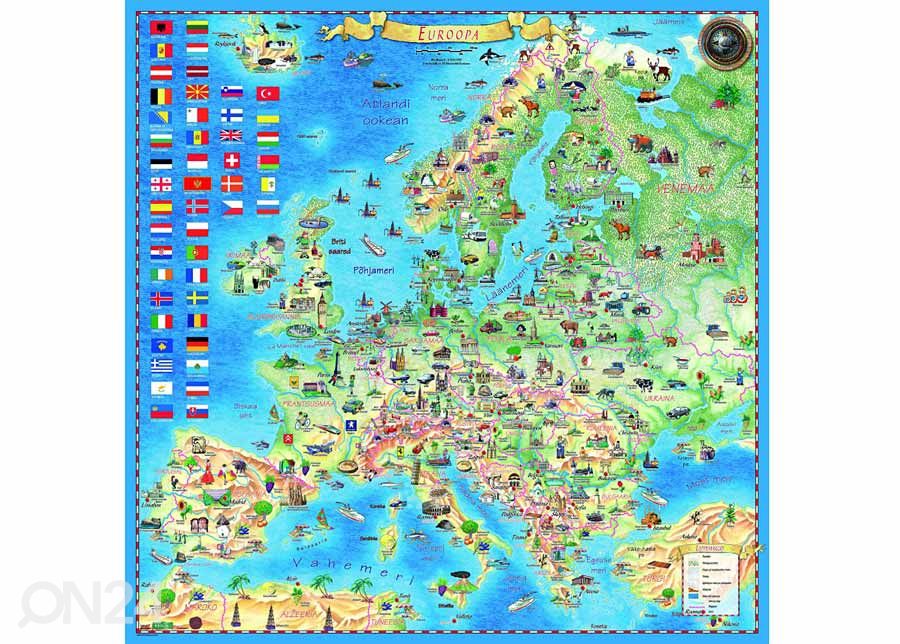 Regio карта Европы с подвеской увеличить