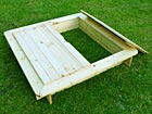 Комплект песочницы с крышкой 120x120 см ON-24089