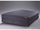 Тёмная континентальная кровать Red zoned pocket 160х200 см