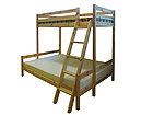 3-хместные нары Trio 90- и 140x200 см FE-31842