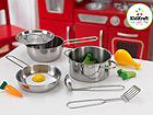 Deluxe комплект кухонной посуды и игрушечной еды AU-32725