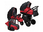 Кожаная универсальная коляска Tutis Zippy Silver Plus UP-35060