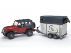 Jeep Wrangler c прицепом-коневозкой KL-37634