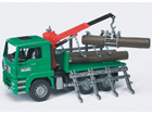 Кран MAN с бревнами KL-37660