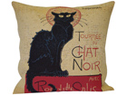 Декоративная подушка Chat Noir 50x50 см TG-38622