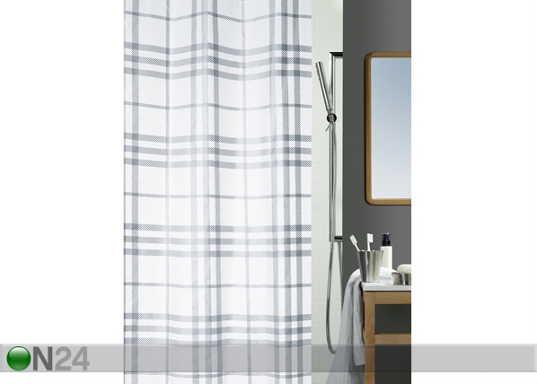 Текстильная штора для ванной karo 180x200 см ur-29691 - on24 бытовые товары.
