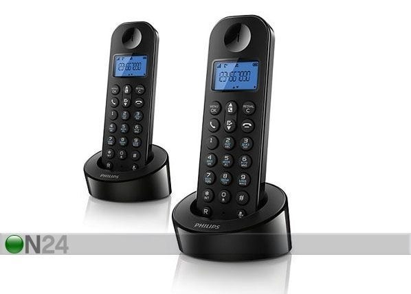 Беспроводной настольный телефон Philips D120 (2 шт)