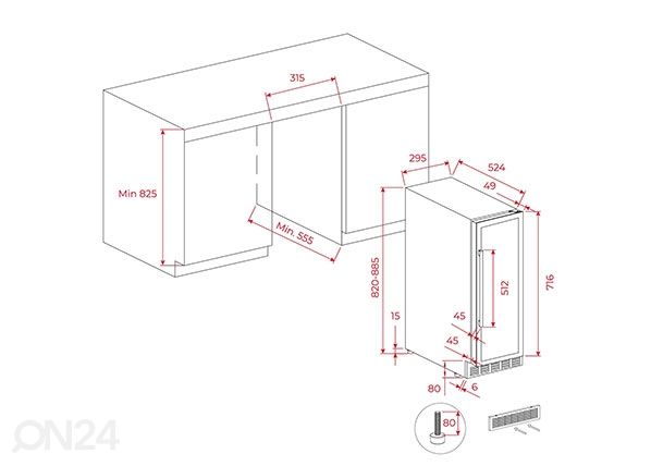 Винный холодильник Teka RVU 10020 GBK