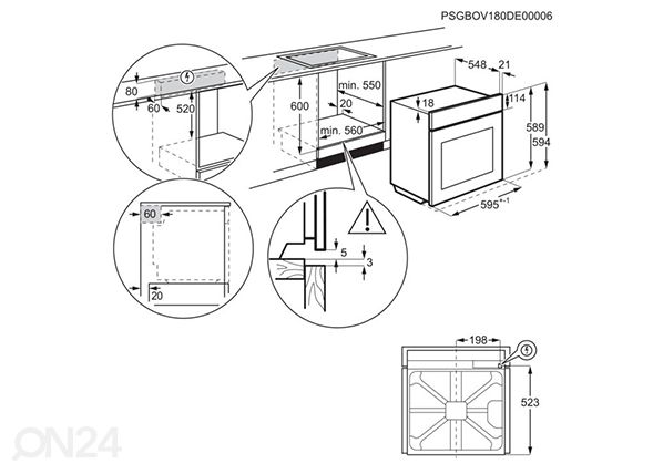 Встраиваемая духовка Electrolux