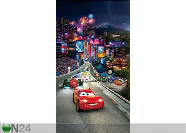 Затемняющая фотоштора Disney Cars 140x245 см