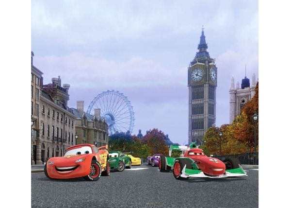 Затемняющее фотошторы Disney Cars 180x160 см