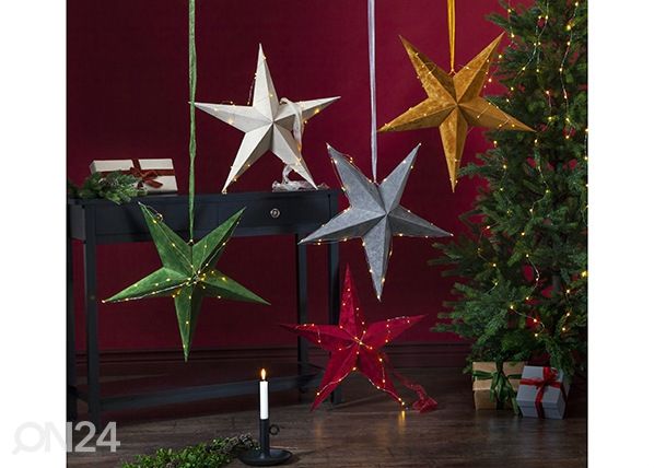 Звезда Velvet, красная