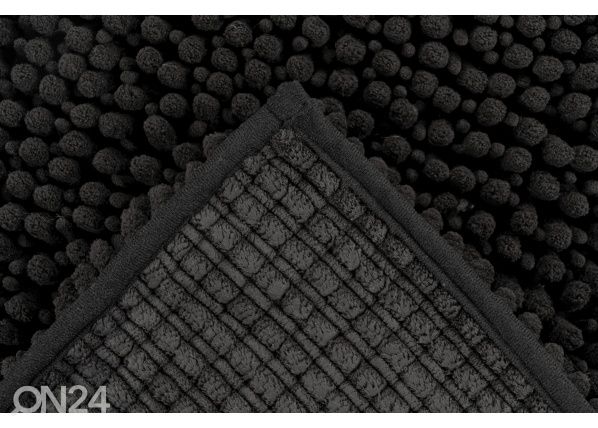 Коврик для ванной комнаты Fluffy Black 50x90 cm