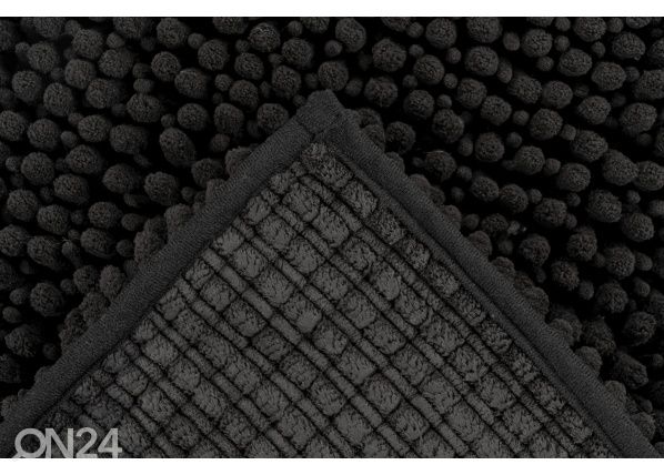 Коврик для ванной комнаты Fluffy Black 67x110 cm