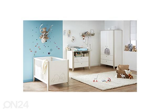 Комод с пеленальным столиком Ourson 70x55 cм
