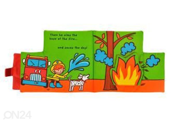 Мягкая развивающая книжка "Пожарная машина"