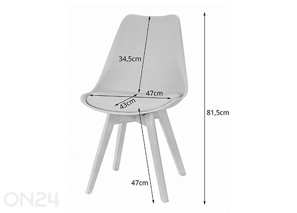 Обеденный комплект: стол + 4 стула