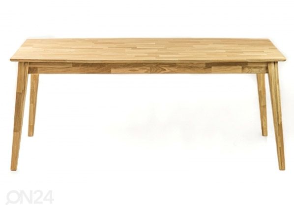 Обеденный стол из массива дуба 180x90 cm