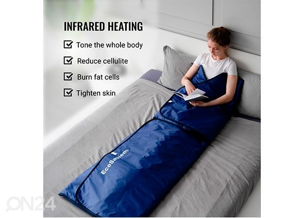 Одеяло с подогревом, с эффектом инфракрасной сауны EcoSapiens 180x220 см 120 кг
