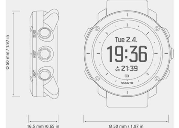 Спортивные часы Suunto Traverse графит