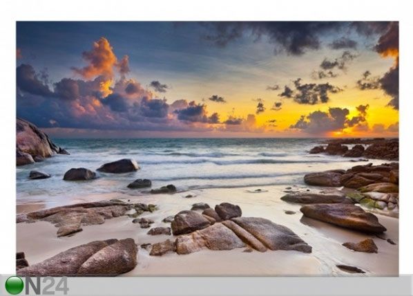 Флизелиновые фотообои TBeach sunrise in Thailand