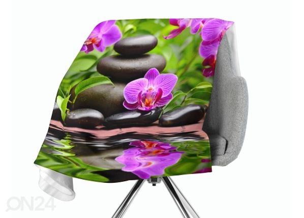 Флисовый плед Orchids in the Garden 150x200 см