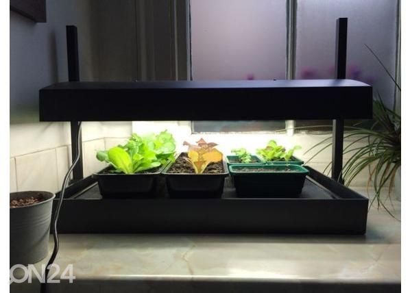 Ящик для предварительного выращивания с подсветкой Micro Grow Light Garden 11 Вт, черный