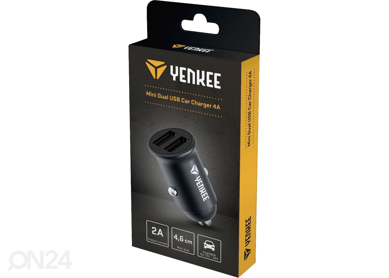 Автомобильное зарядное устройство 2xUSB Yenkee YAC2012 увеличить