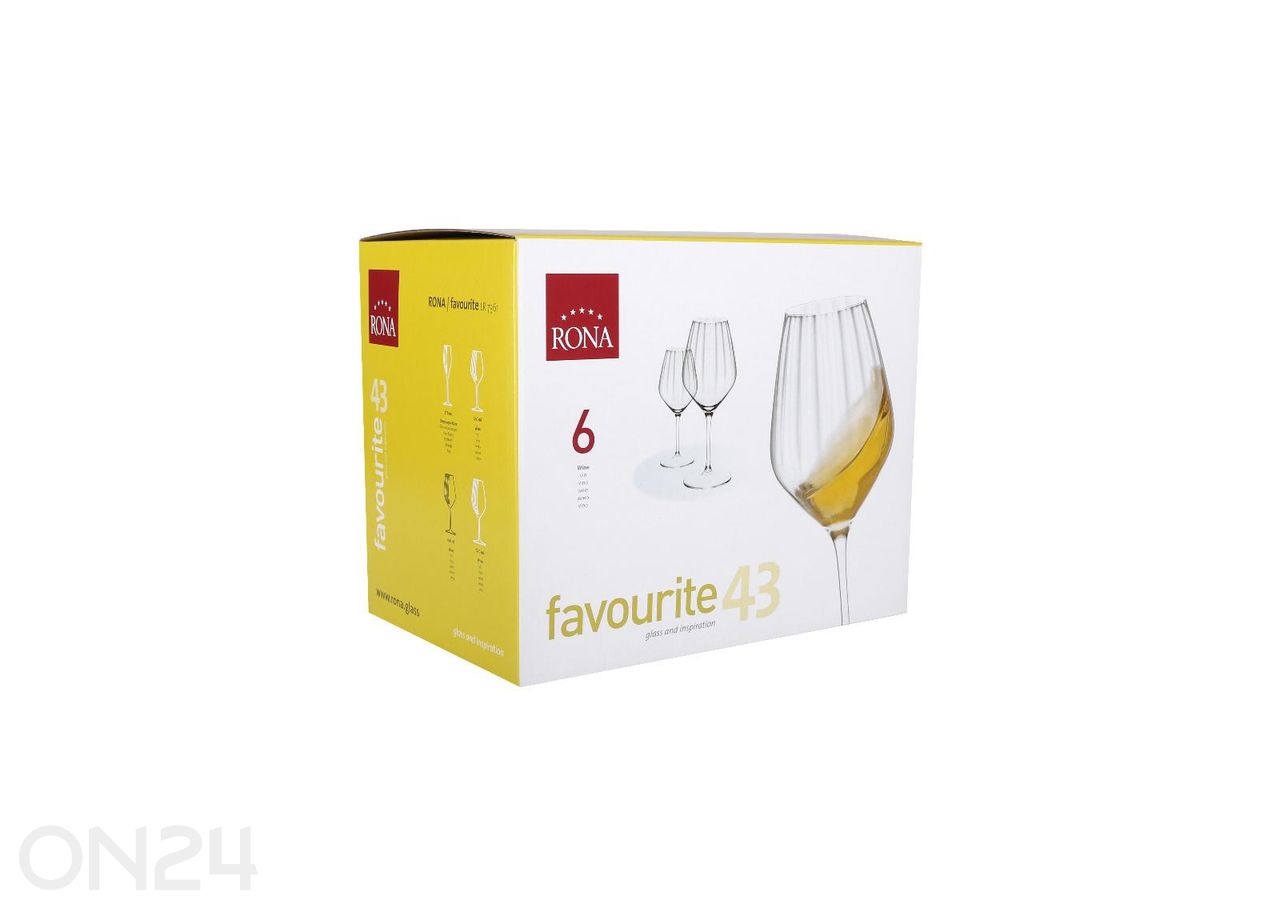 Бокалы для вина Favourite 430 мл, 6 шт. увеличить