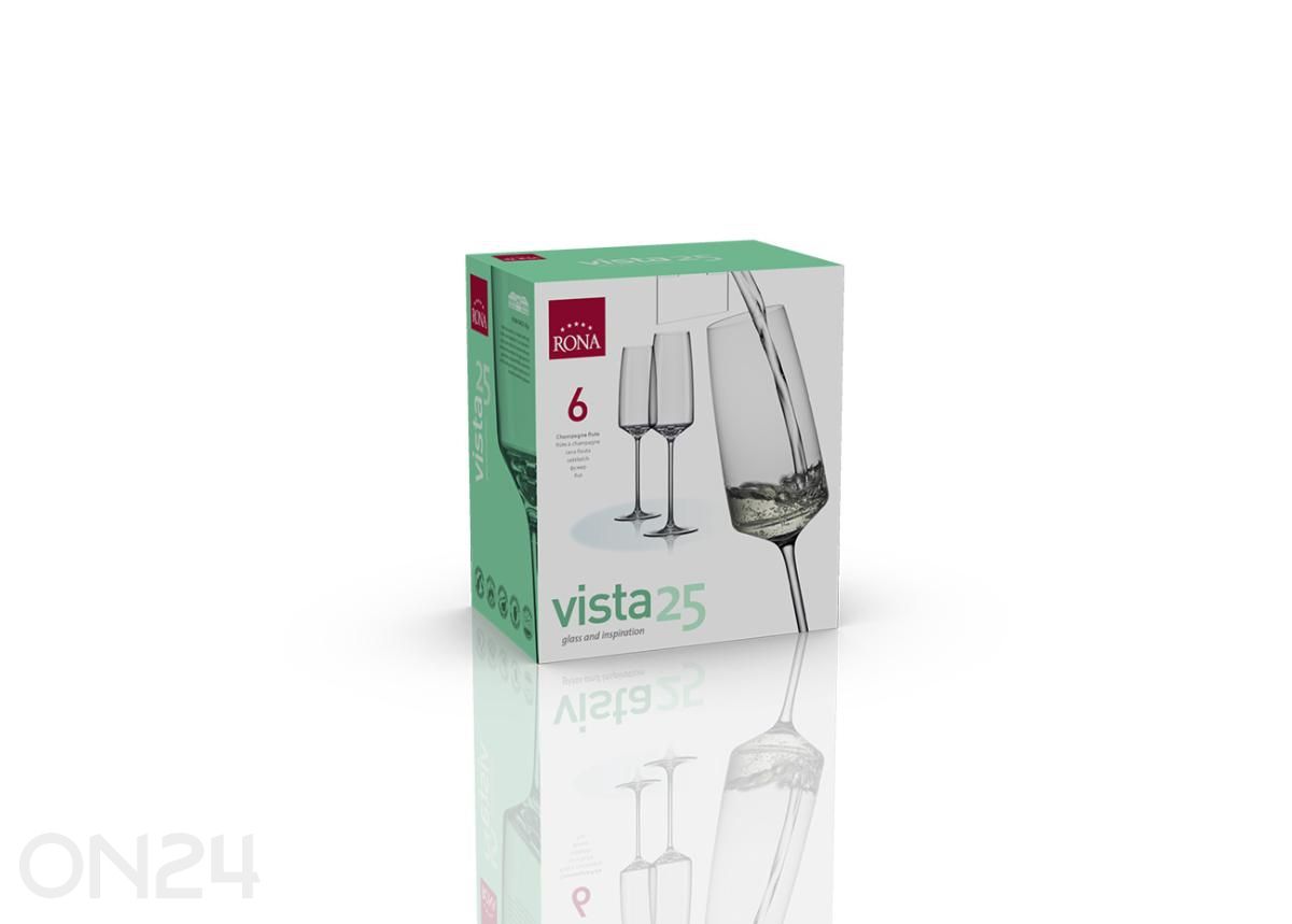 Бокал для шампанского Vista 250 мл, 6 шт. увеличить