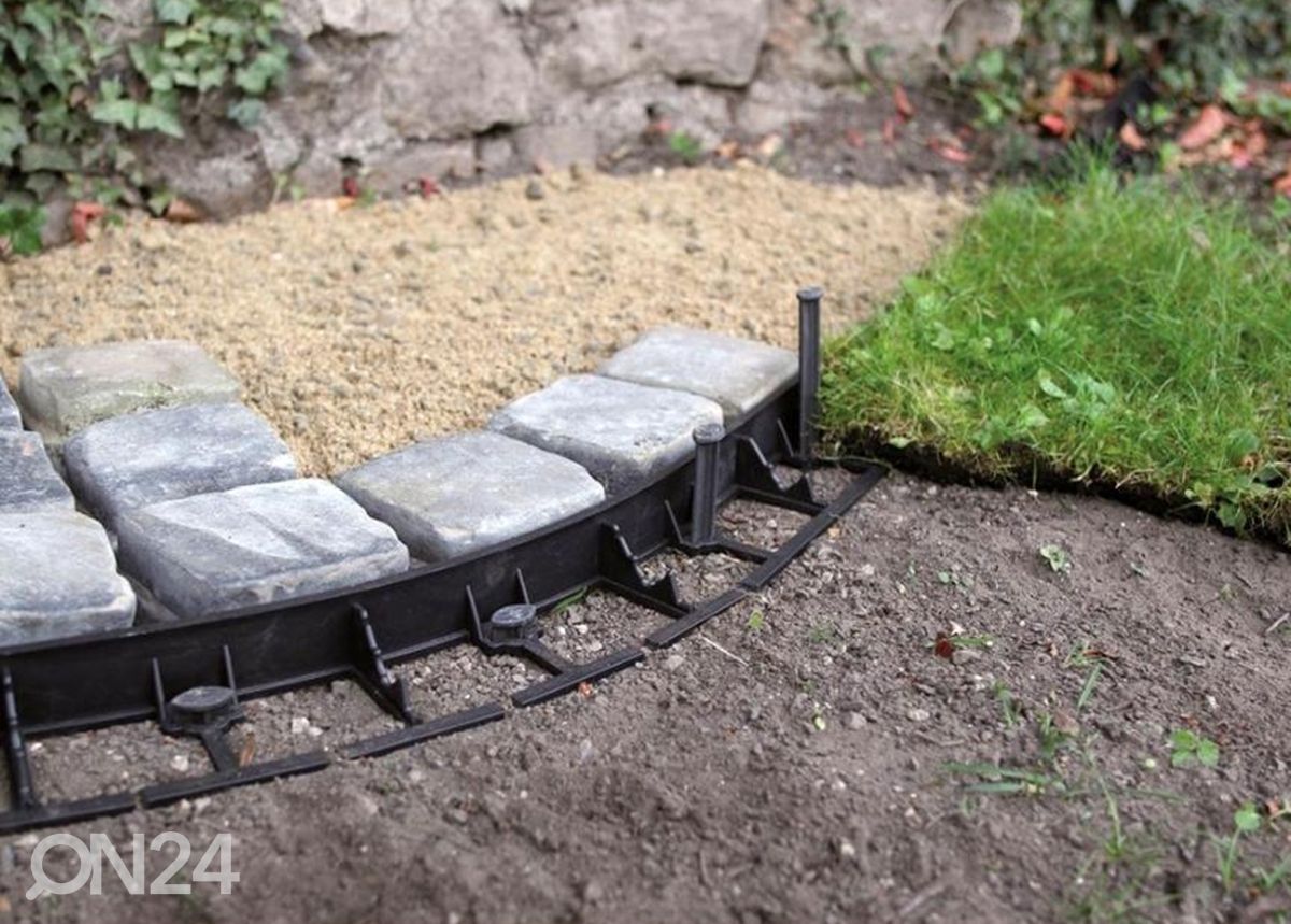 Бордюр для газона 100x8x5,8 см увеличить