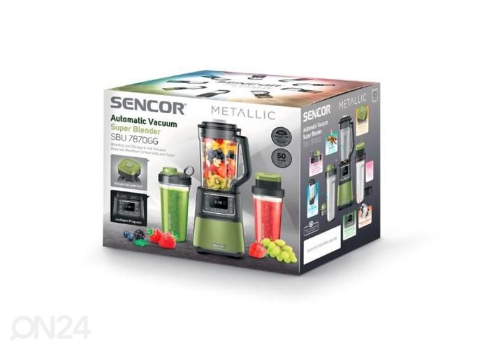 Вакуумный блендер Sencor Metallic SBU7870GG увеличить