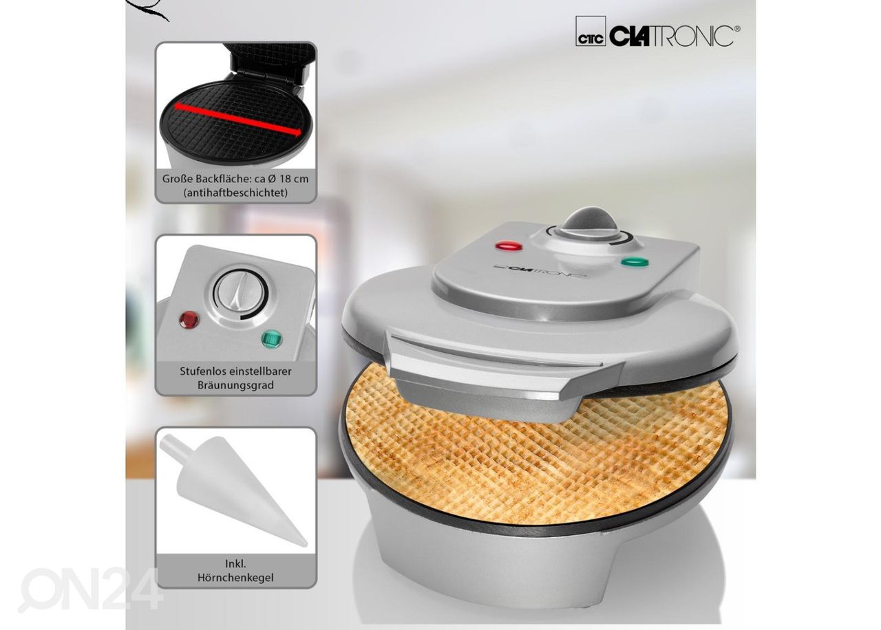 Вафельница Clatronic HA3494 (тонкие вафли) увеличить