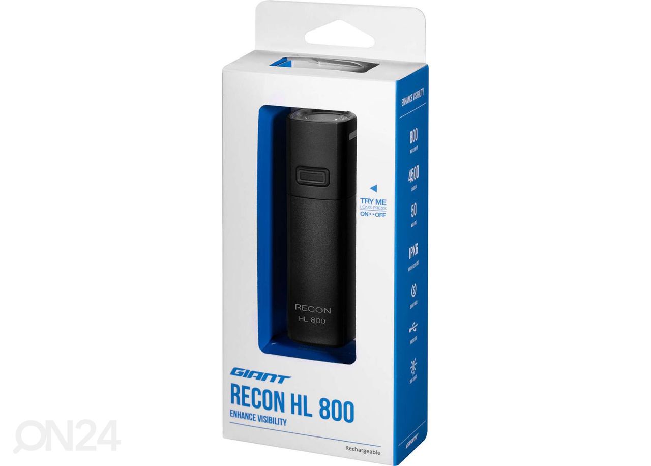 Велофонари Giant Recon (HL 1100 + TL 200) увеличить