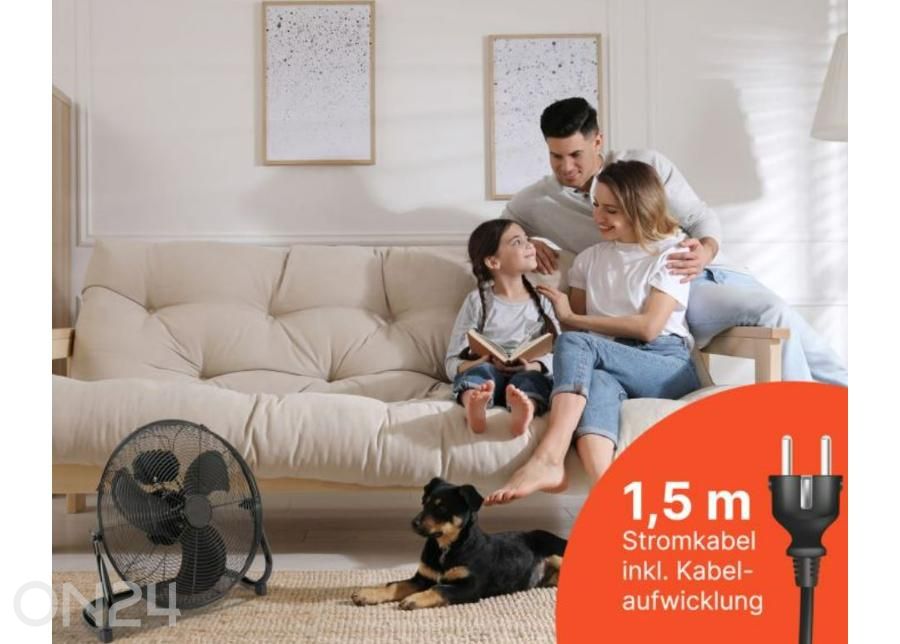 Вентилятор Proficare PCVL3066WM черный увеличить