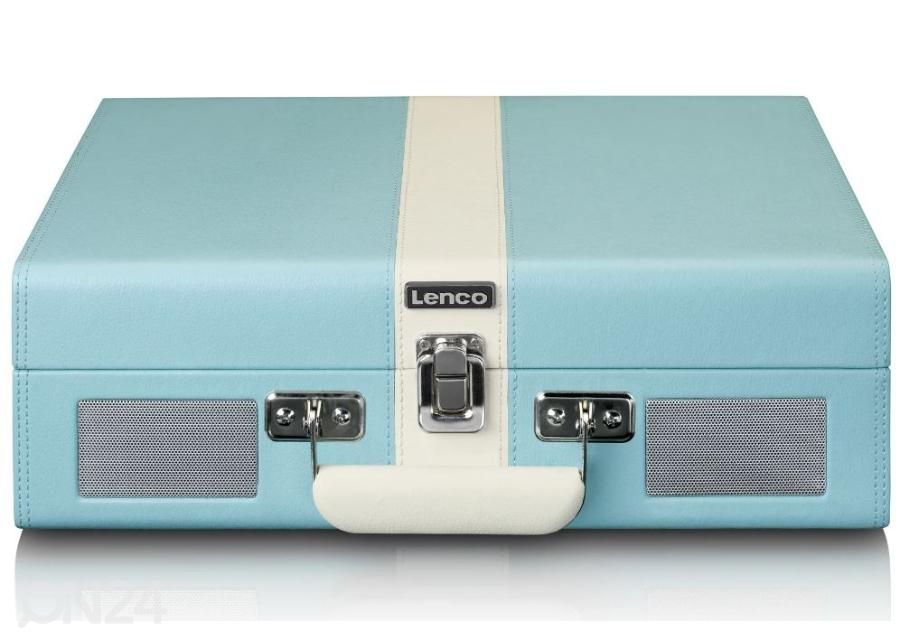 Виниловый проигрыватель в чехле Lenco TT110BUWH, синий/белый увеличить