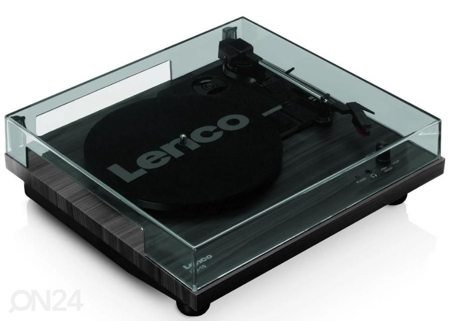 Виниловый проигрыватель с 2 динамиками Lenco LS10BK, черный увеличить