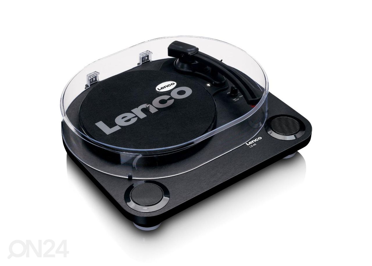 Виниловый проигрыватель Lenco LS40BK, черный увеличить