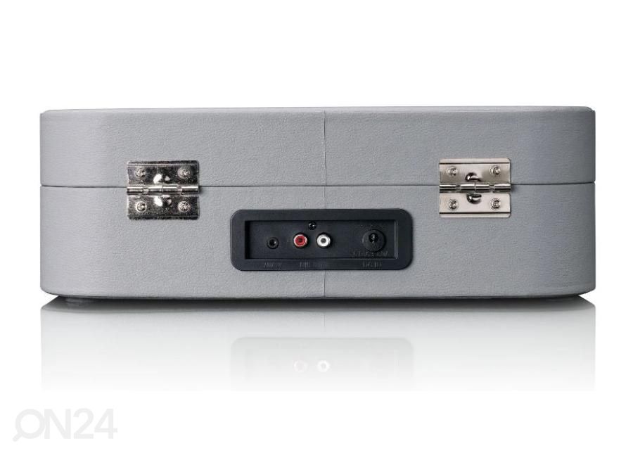 Виниловый проигрыватель Lenco TT116GY в футляре, серый увеличить