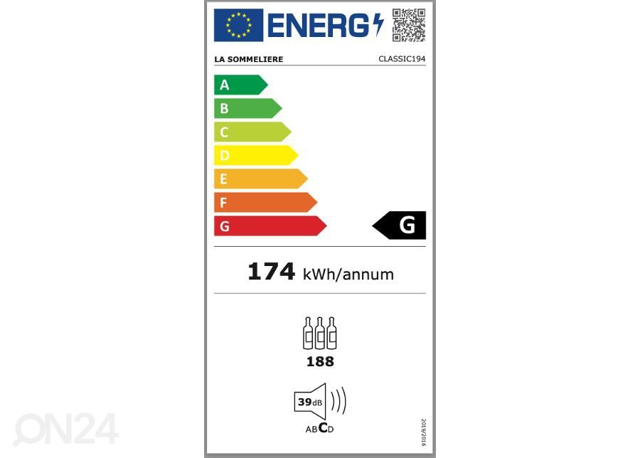 Винный холодильник La Sommelier CLASSIC194 увеличить