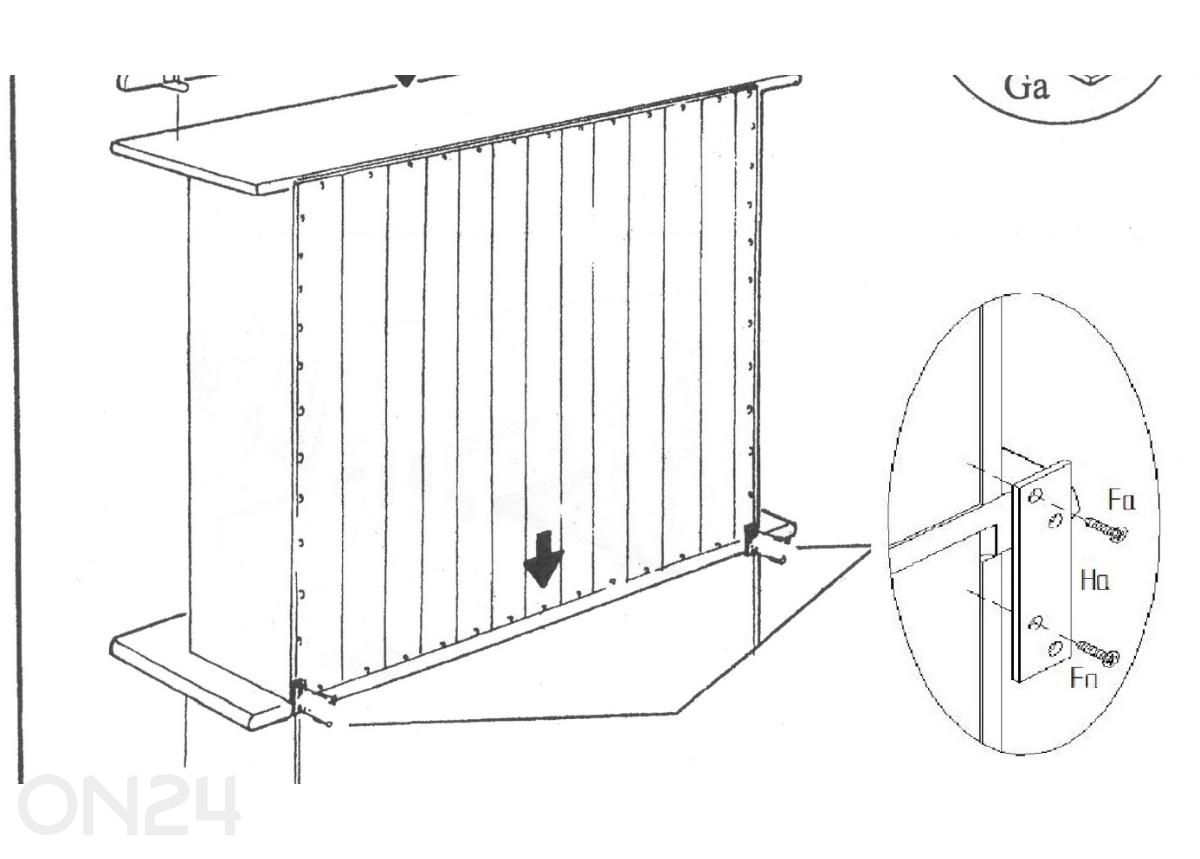 Витрина на стену увеличить