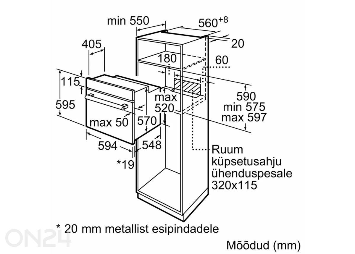 Встраиваемая духовка Bosch HBF133BA0, EcoClean, черная увеличить