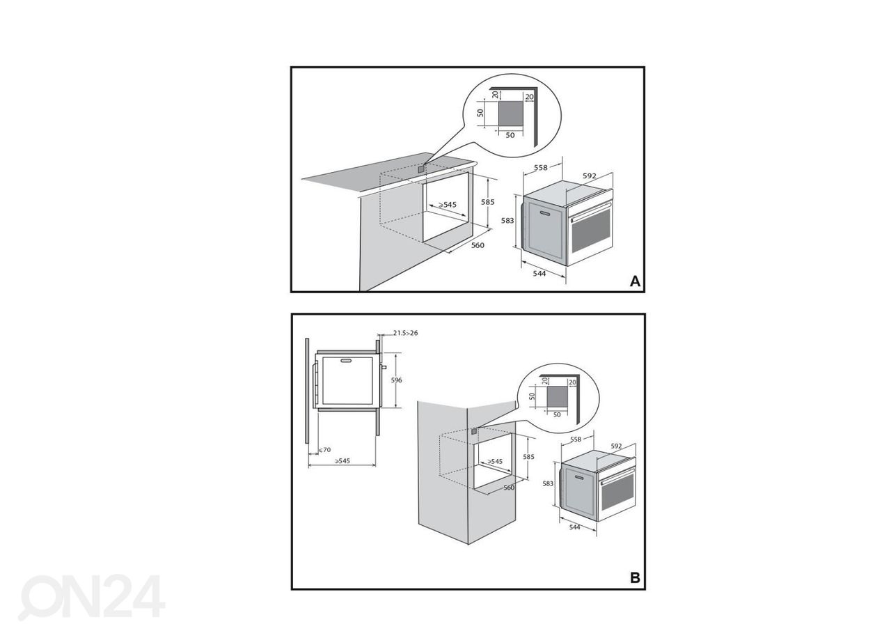 Встраиваемая духовка Brandt BOH3415A увеличить