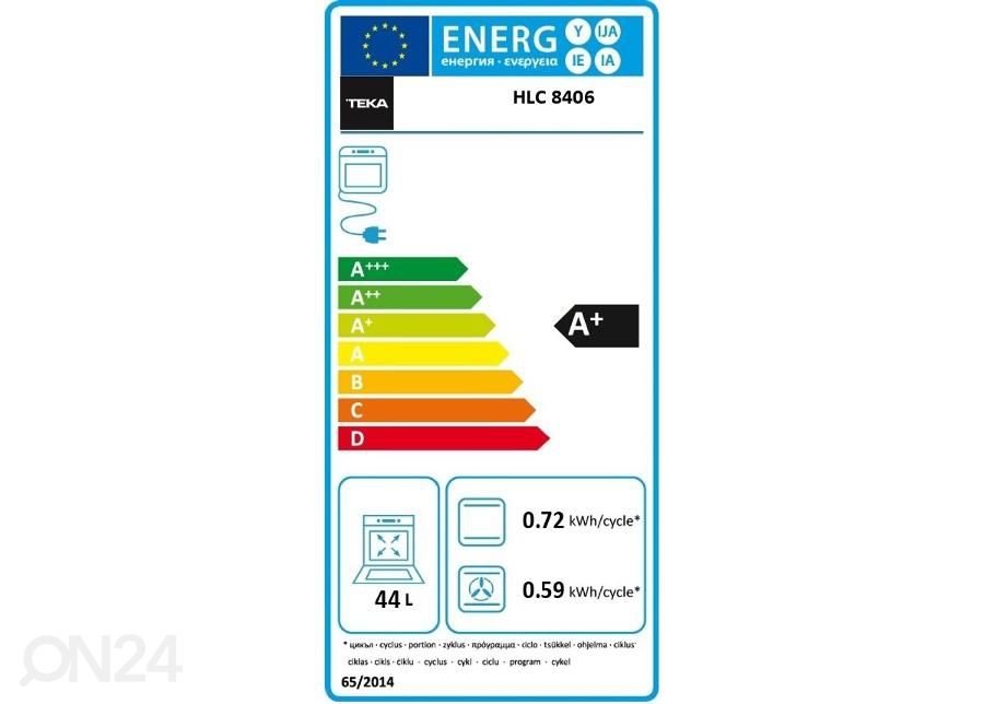Встраиваемая компактная духовка Teka HLC 8406 BK AirFry увеличить
