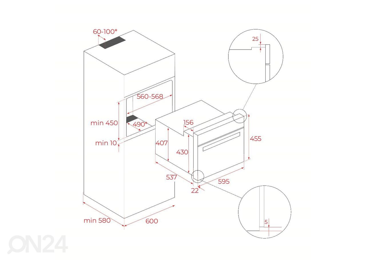 Встраиваемая компактная духовка Teka HLC 8510 P BK MaestroPizza увеличить