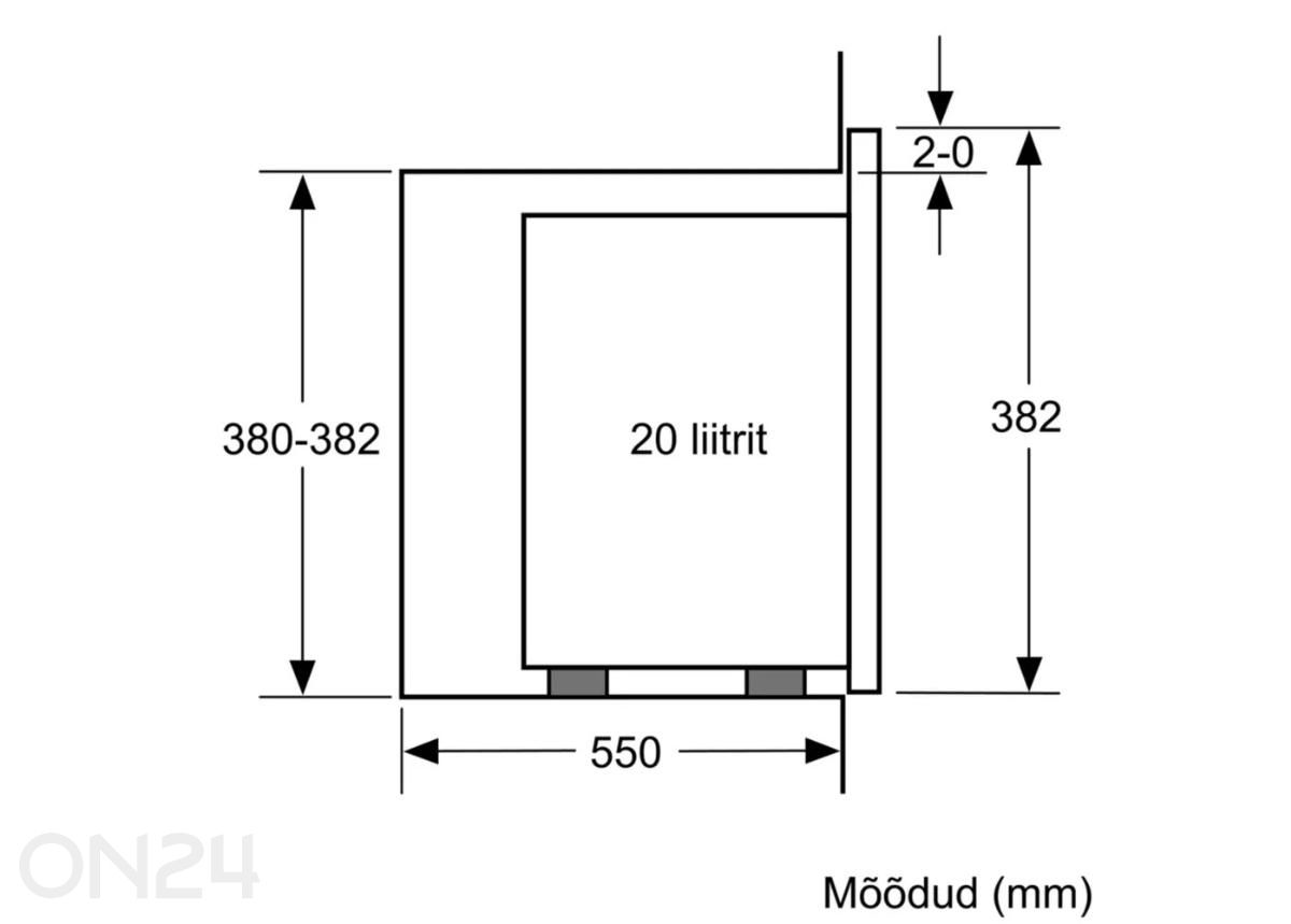 Встраиваемая микроволновая печь Bosch BFL523MS0 увеличить
